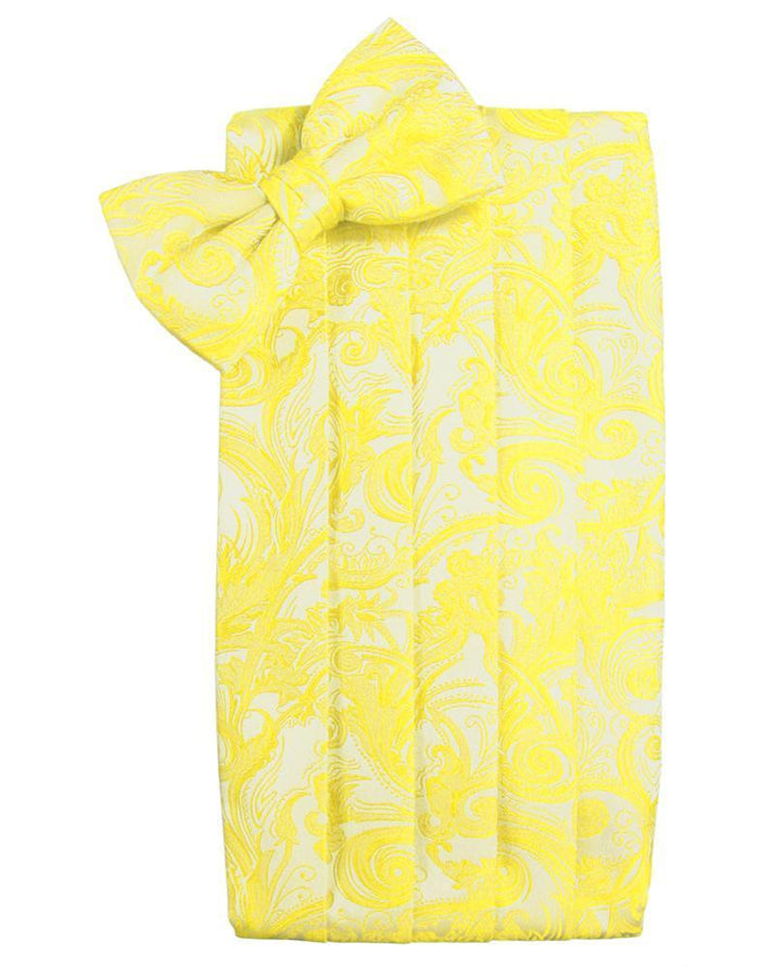 Lemon Tapestry Kids Cummerbund by Cardi