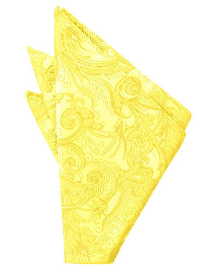 Lemon Tapestry Pocket Square by Cardi