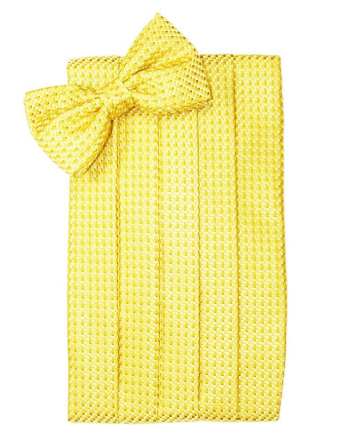 Lemon Venetian Cummerbund by Cardi