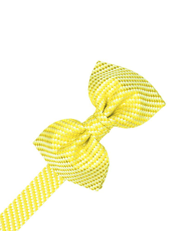 Lemon Venetian Kids Bow Tie Cardi