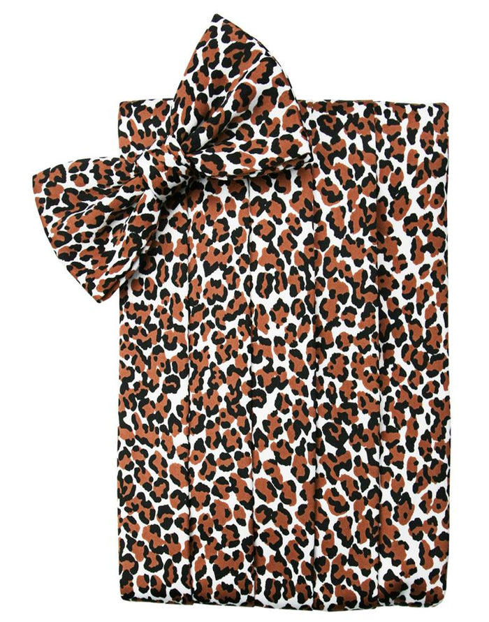 Leopard Cummerbund Cardi