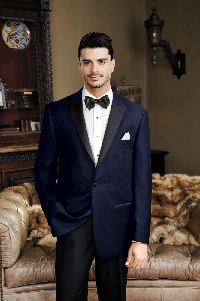 Liam Navy Velvet Jacket (Separates) by Cardi