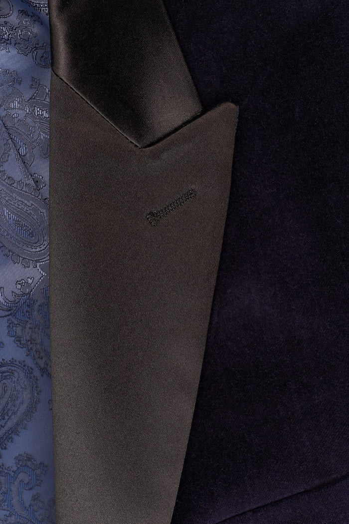 Liam Navy Velvet Jacket (Separates) by Cardi