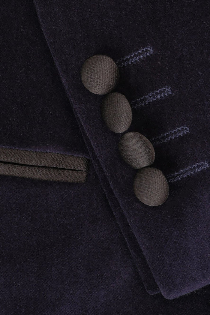 Liam Navy Velvet Jacket (Separates) by Cardi