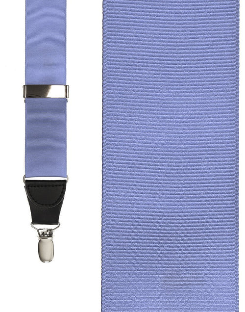 Light Blue Grosgraine Ribbon Suspenders Cardi