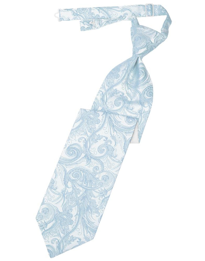 Light Blue Tapestry Kids Necktie by Cardi