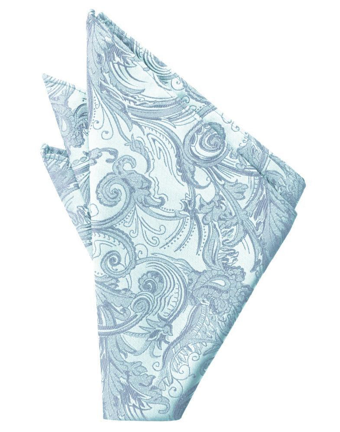 Light Blue Tapestry Pocket Square Cardi