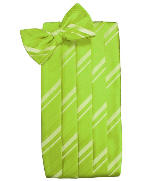 Lime Kids Striped Satin Cummerbund by Cardi