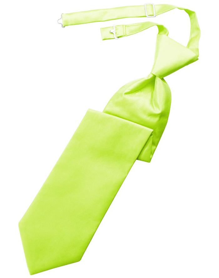 Lime Solid Twill Windsor Tie Cardi