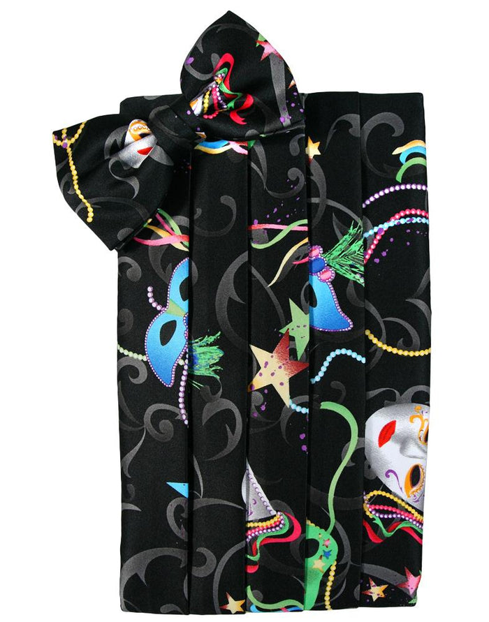 Mardi Gras Cummerbund Cardi