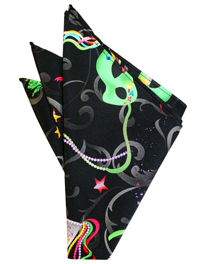 Mardi Gras Pocket Square by Cardi