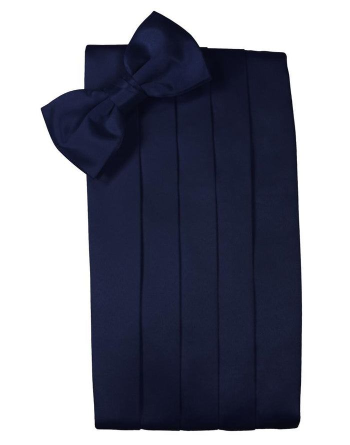Marine Luxury Satin Cummerbund by Cardi