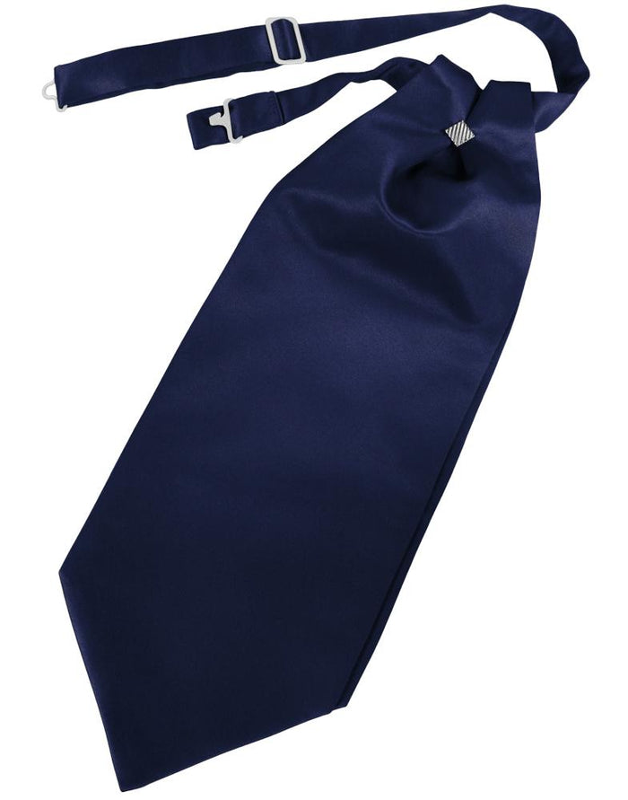 Marine Solid Satin Kids Cravat Cardi
