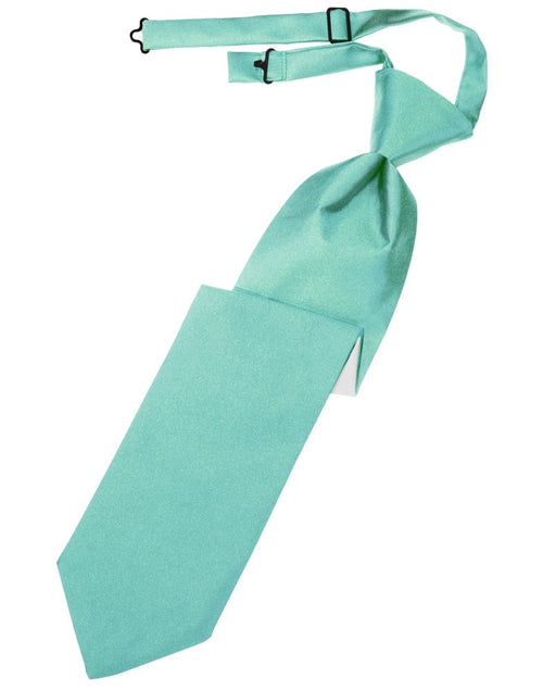 Mermaid Luxury Satin Kids Necktie Cardi
