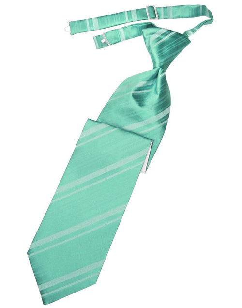 Mermaid Striped Satin Kids Necktie by Cardi