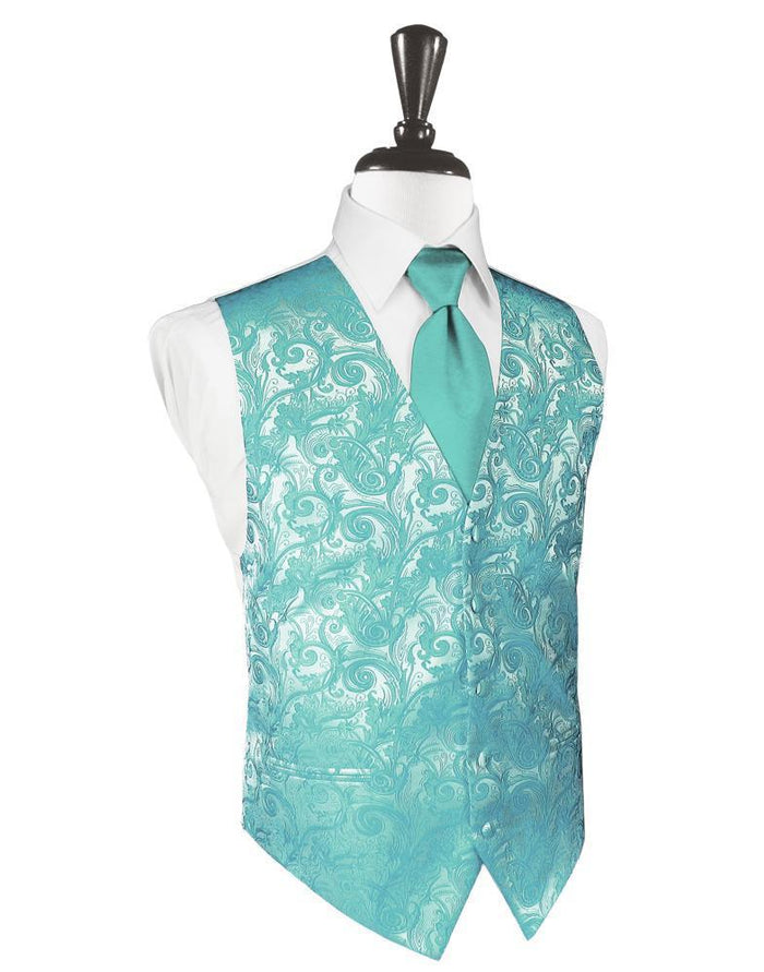 Mermaid Tapestry Tuxedo Vest by Cardi