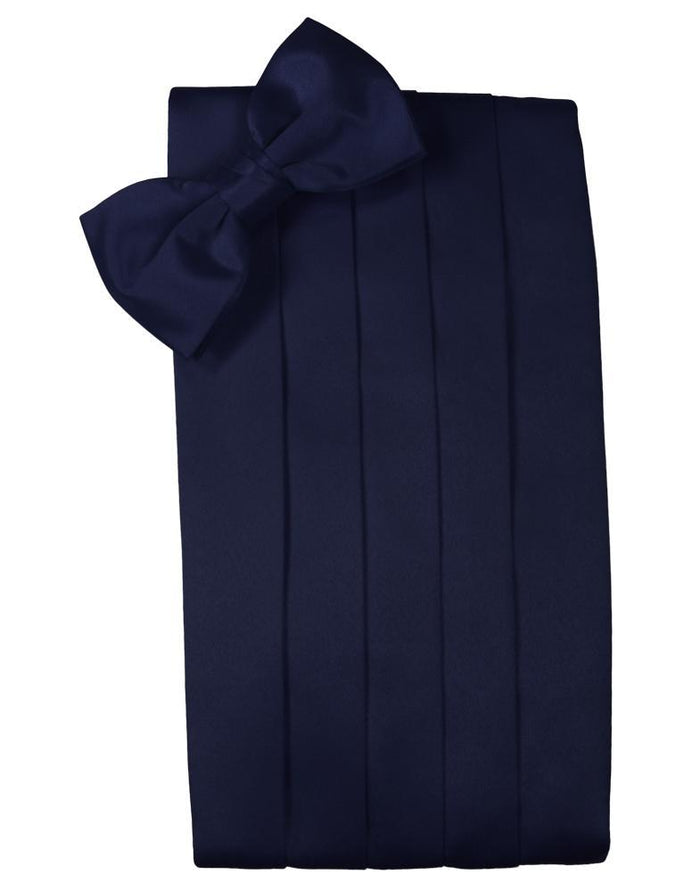 Midnight Luxury Satin Cummerbund by Cardi