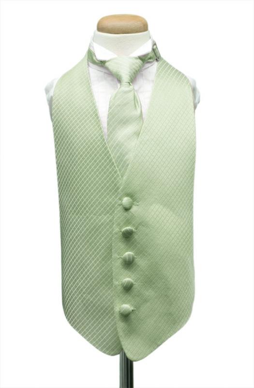 Mint Palermo Kids Tuxedo Vest by Cardi