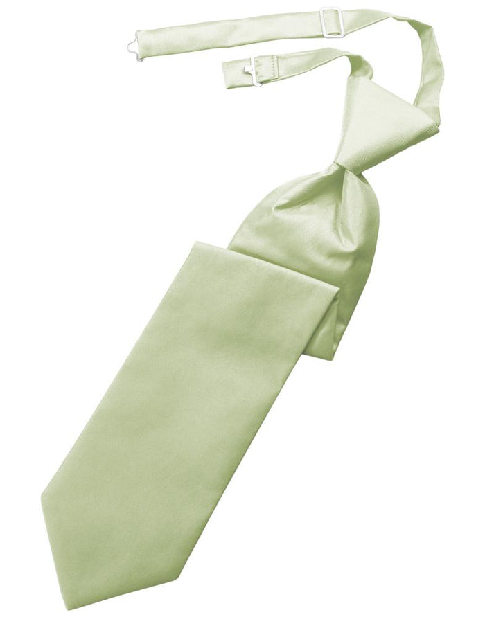 Mint Solid Twill Windsor Tie by Cardi