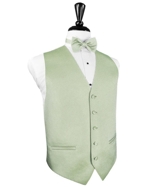 Mint Venetian Tuxedo Vest Cardi