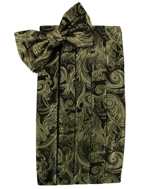 Moss Tapestry Cummerbund Cardi