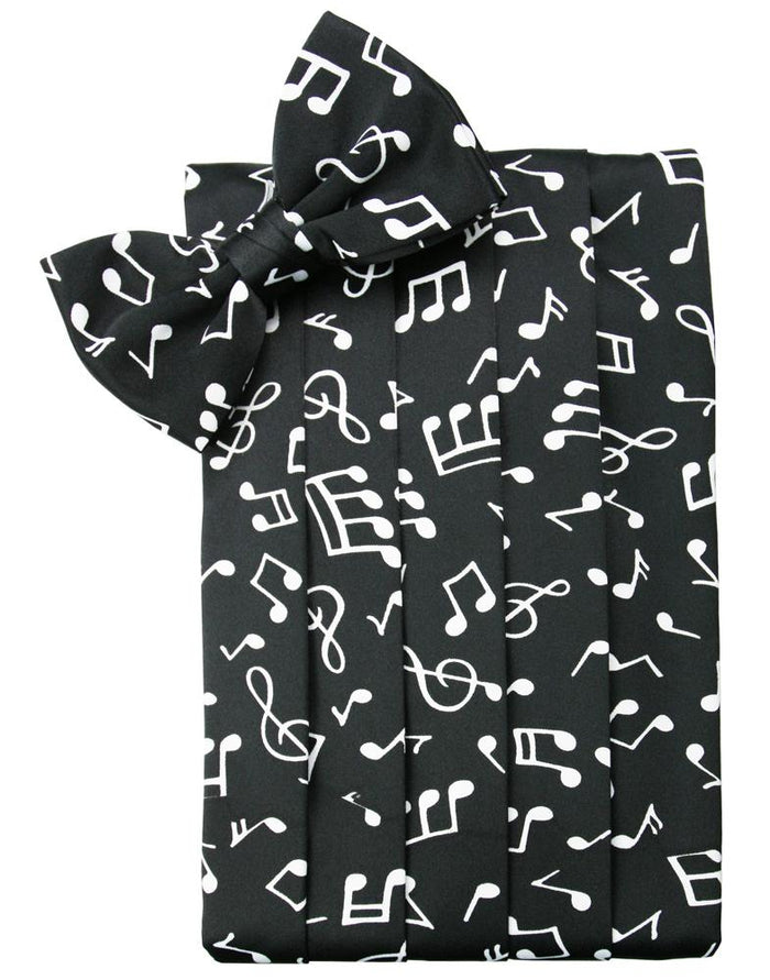 Music Notes Cummerbund Cardi