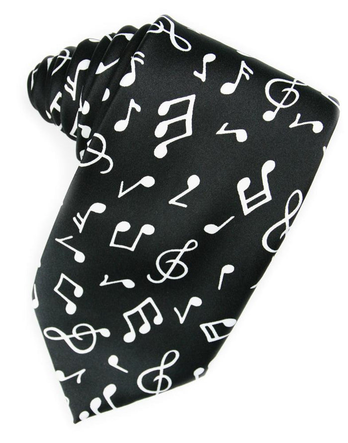 Music Notes Necktie by Cardi