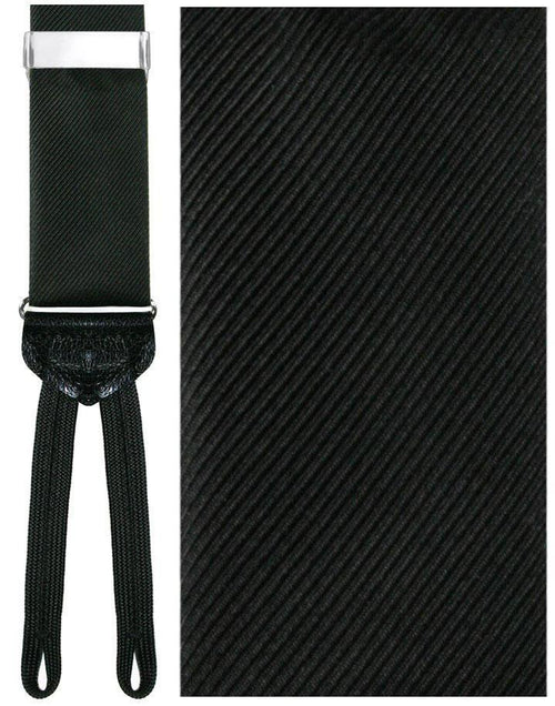 Napoli Black Suspenders Cardi
