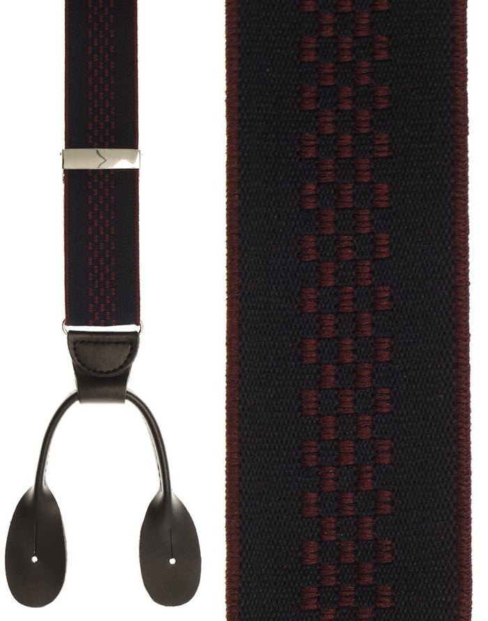 Navy Regency Suspenders by Cardi
