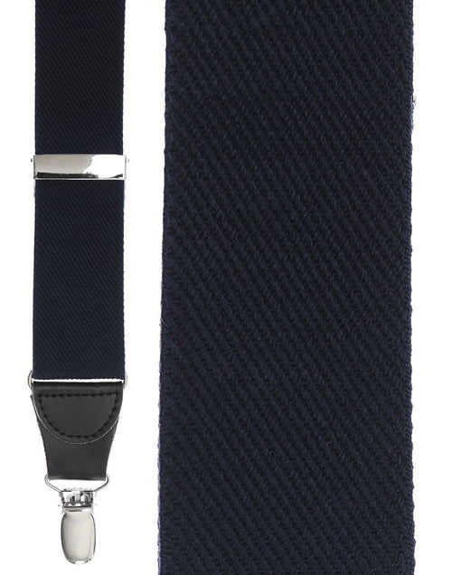 Navy Twill Suspenders by Cardi
