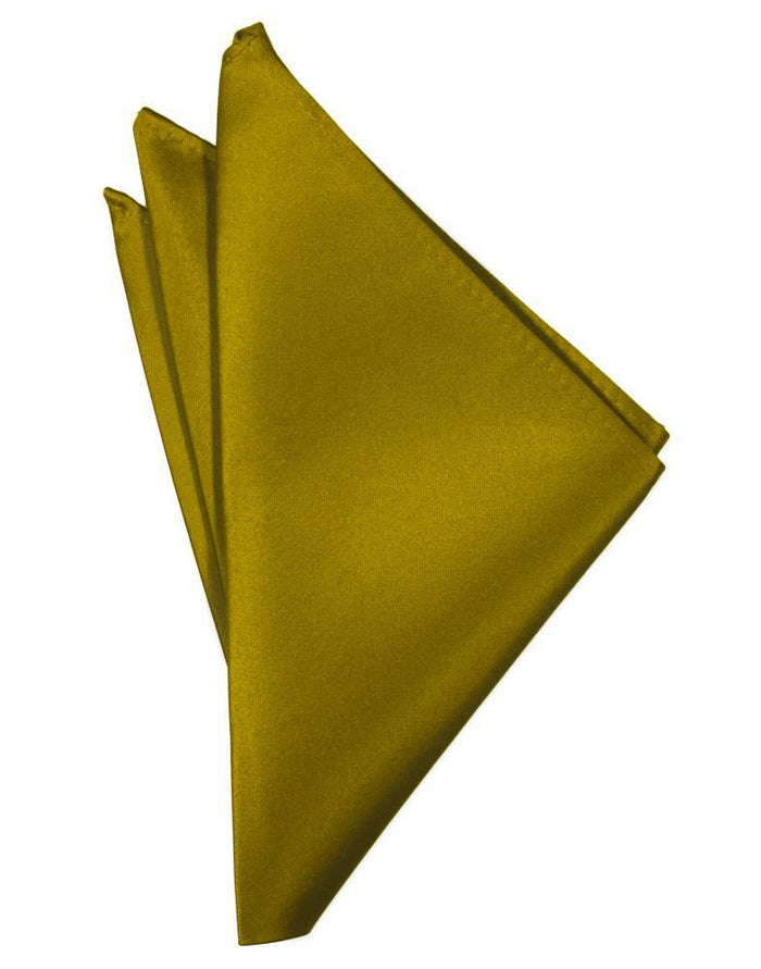 New Gold Luxury Satin Pocket Square Cardi