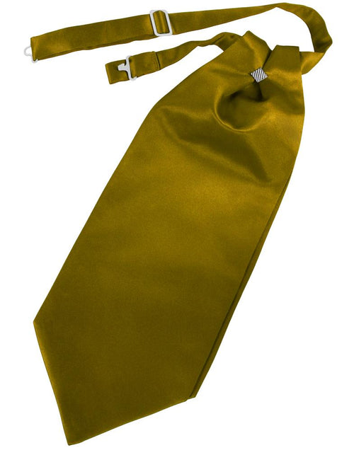 New Gold Solid Satin Kids Cravat Cardi