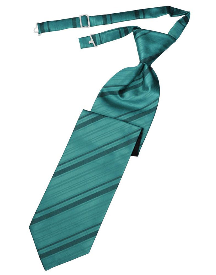 Oasis Striped Satin Kids Necktie by Cardi