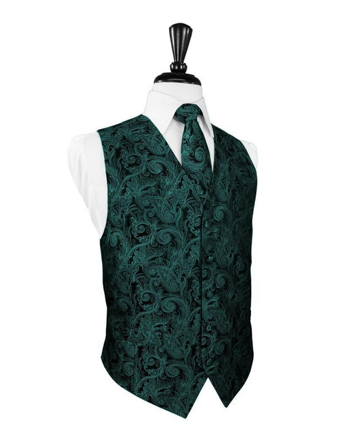 Oasis Tapestry Tuxedo Vest by Cardi