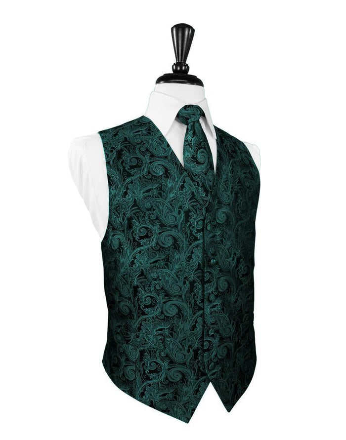 Oasis Tapestry Tuxedo Vest by Cardi