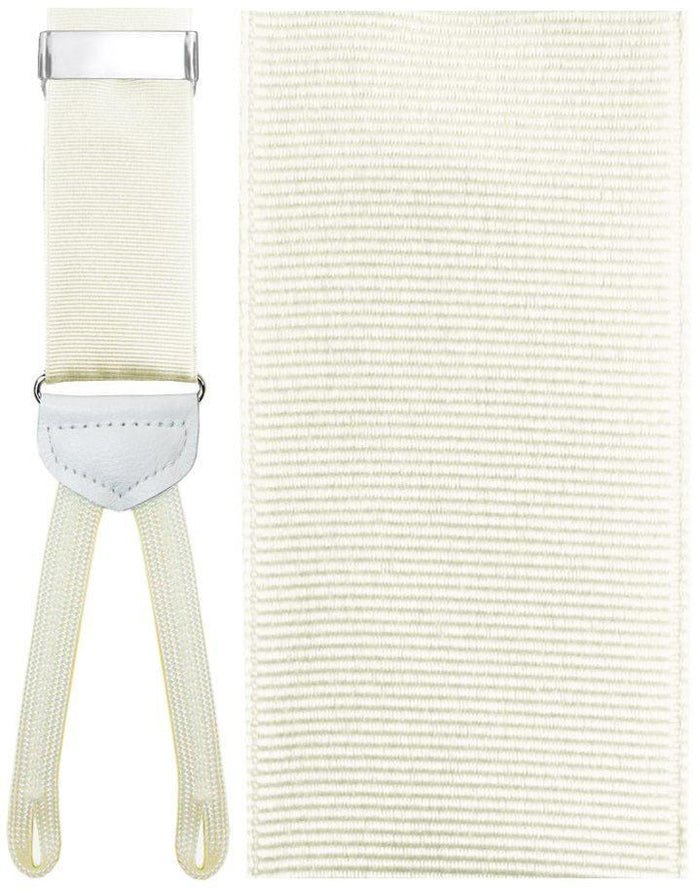 Oristano Ivory Suspenders Cardi