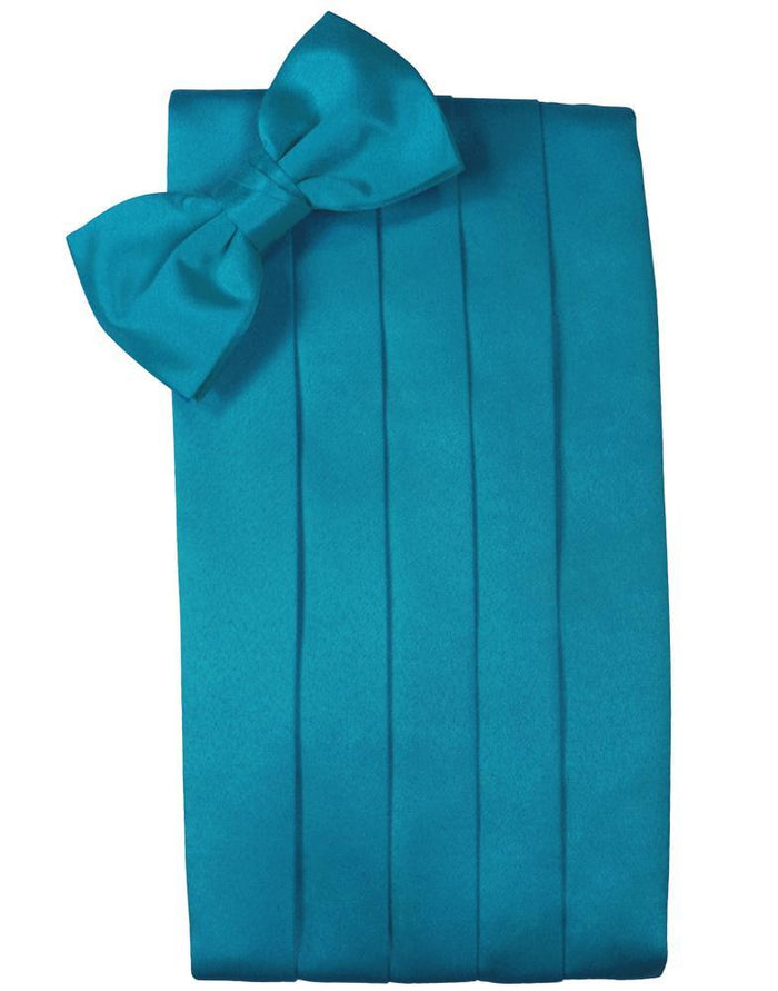 Pacific Luxury Satin Cummerbund Cardi