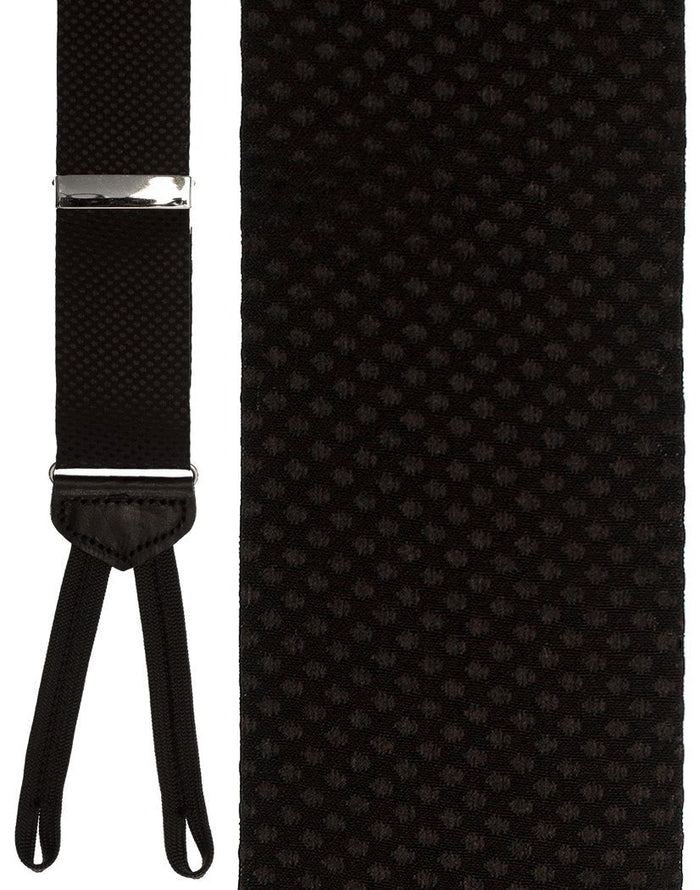 Padova Black Suspenders by Cardi
