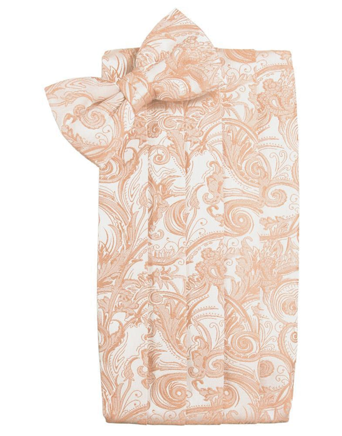 Peach Tapestry Kids Cummerbund by Cardi