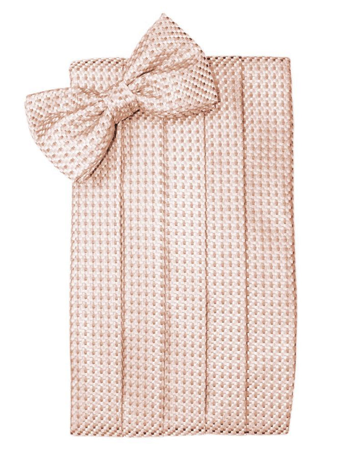 Peach Venetian Cummerbund Cardi