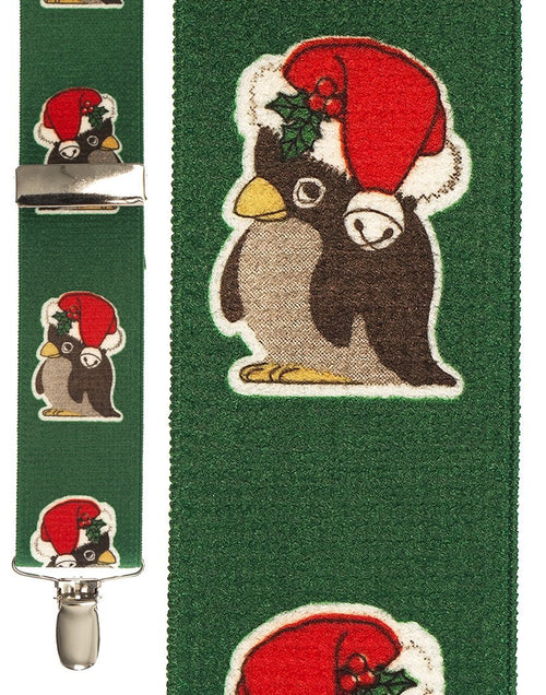 Penguin Green Suspenders Cardi