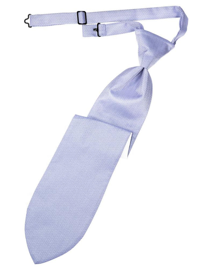 Periwinkle Herringbone Kids Necktie by Cardi