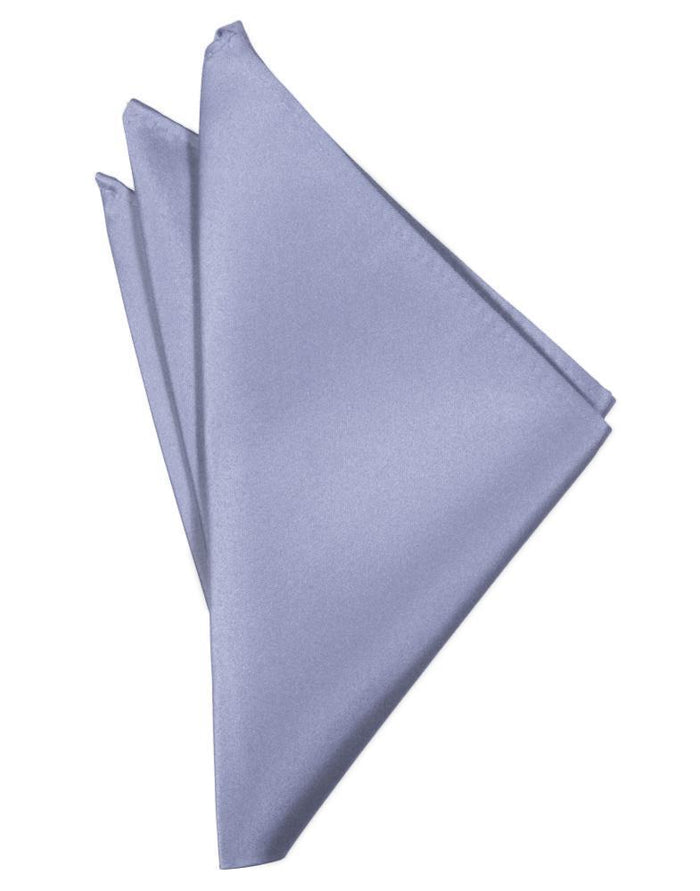 Periwinkle Luxury Satin Pocket Square by Cardi