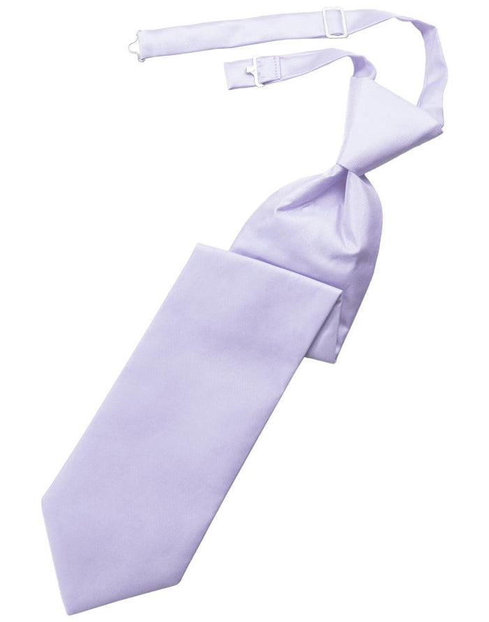 Periwinkle Solid Twill Kids Necktie by Cardi