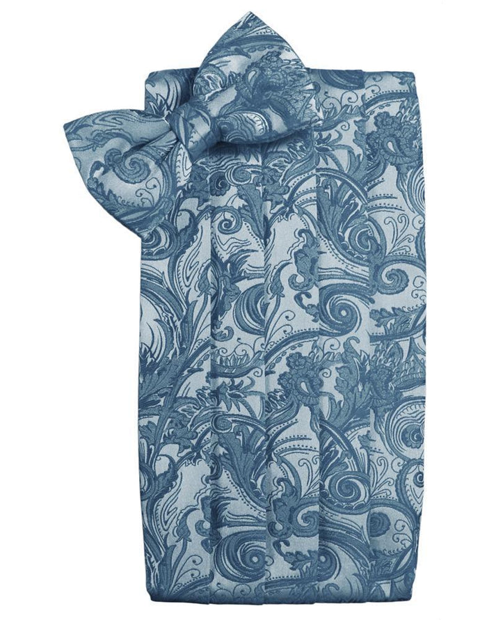 Periwinkle Tapestry Kids Cummerbund by Cardi