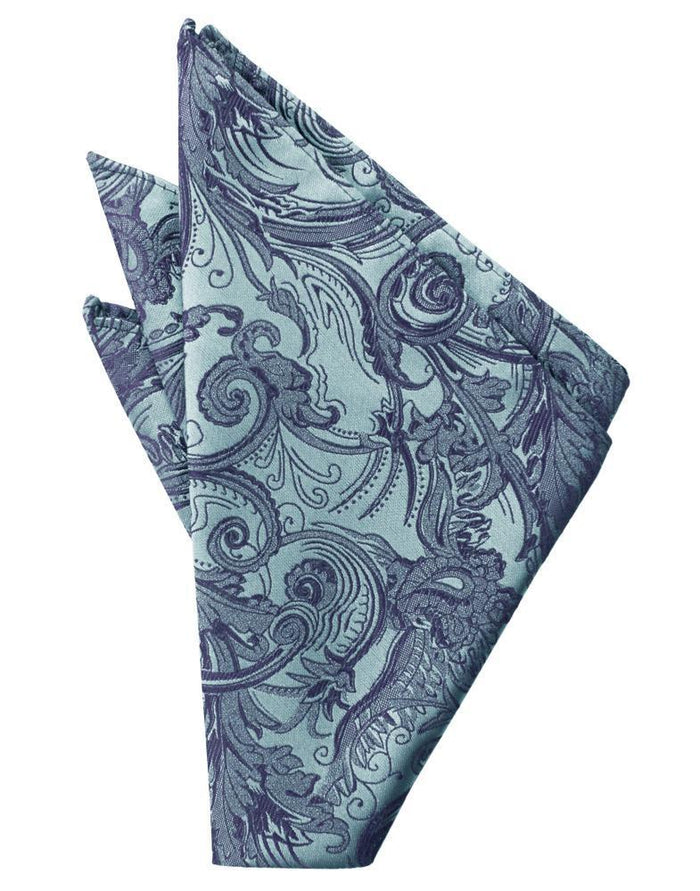 Periwinkle Tapestry Pocket Square by Cardi
