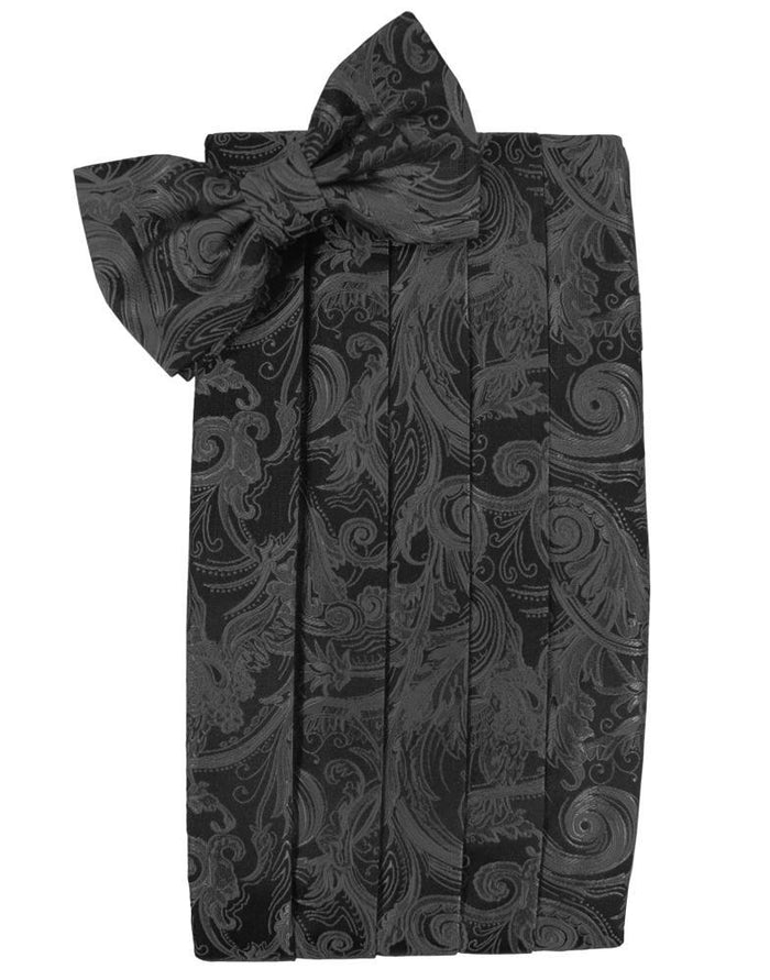 Pewter Tapestry Cummerbund Cardi