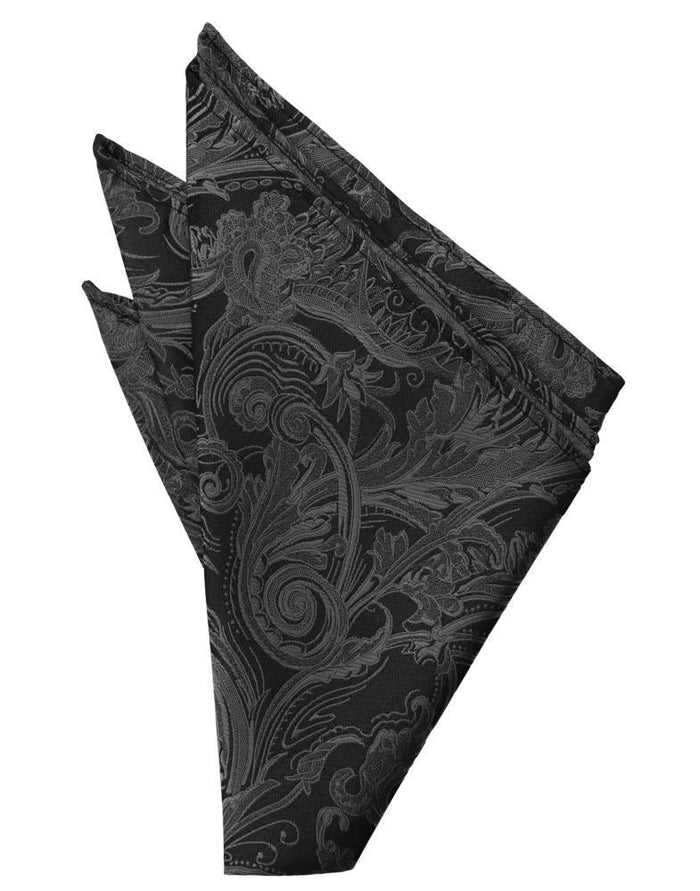 Pewter Tapestry Pocket Square by Cardi