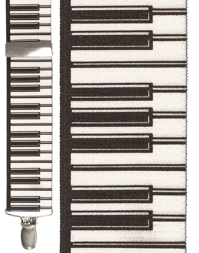 Piano Black Suspenders Cardi