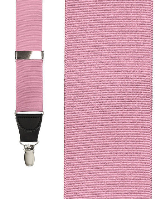 Pink Grosgraine Ribbon Suspenders Cardi